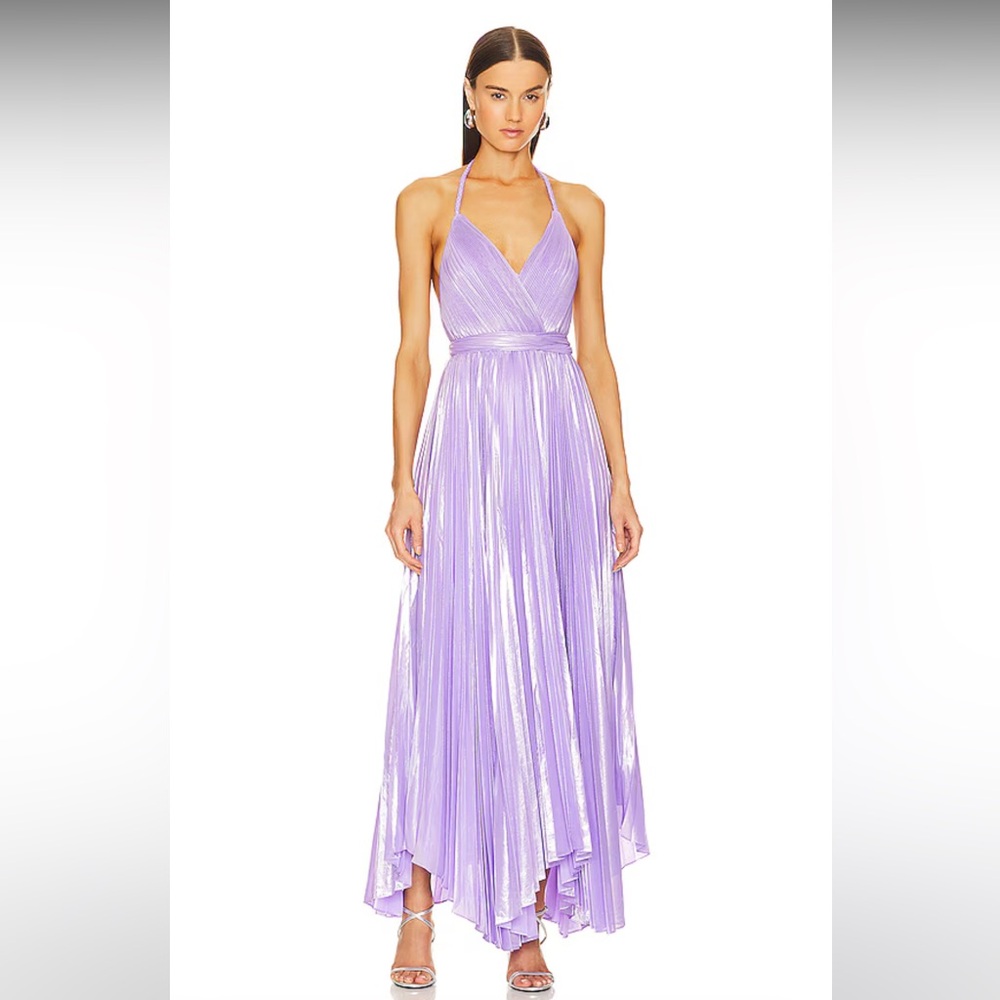 Arista Sleeveless Pleated Maxi Dress in Solstice
Alice + Olivia